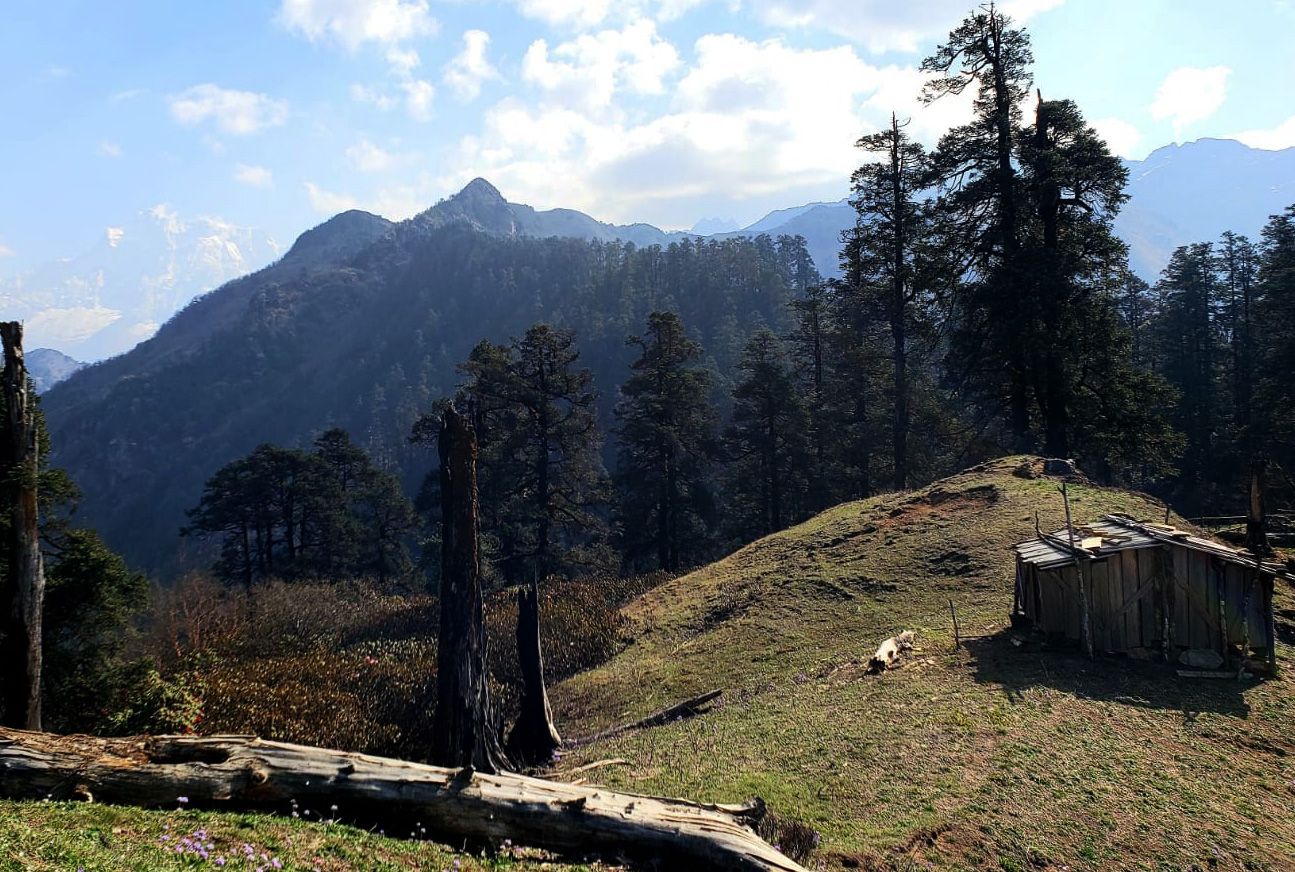 Ganesh Kund and Kalo pokhari Trekking Trail